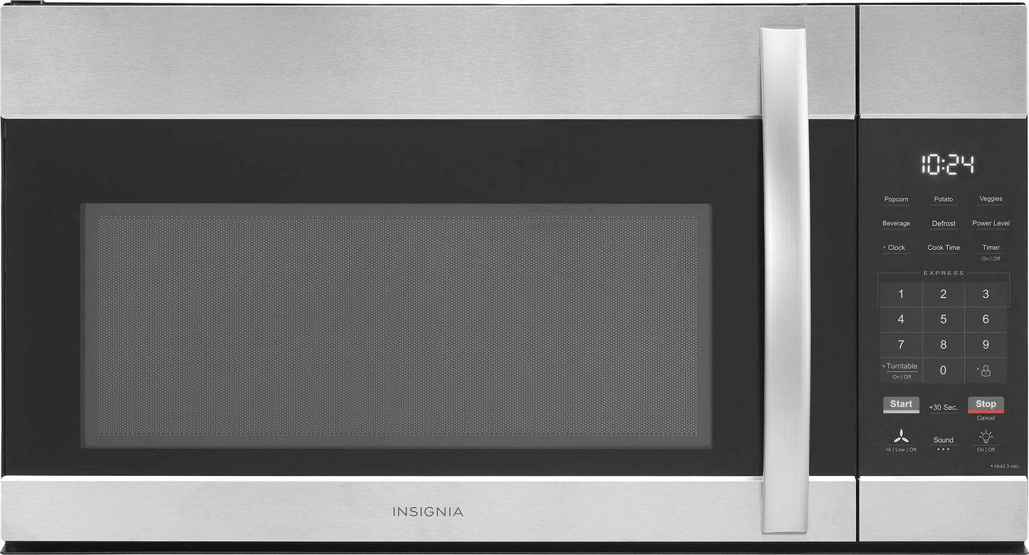 Insignia NSOTR17SS3 1.7 Cu. Ft. Over-the-Range Microwave - Stainless Steel