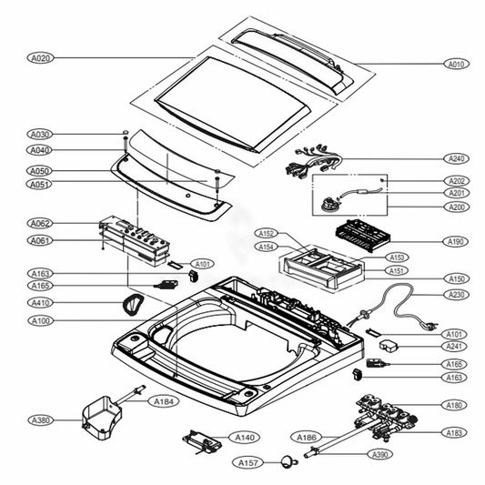 LG Front Panel - MGC64363002