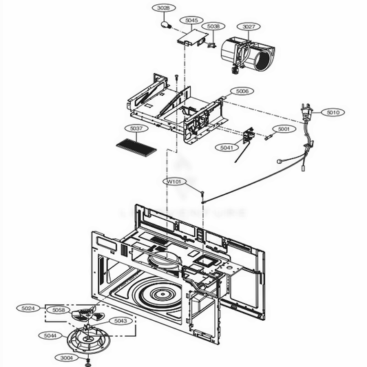 LG Power Cord Assembly - EAD62027832