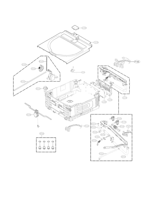 LG Connector Hose - MEJ63165201
