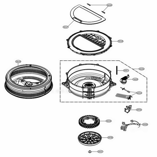 LG Lid Assembly - AFG73309705