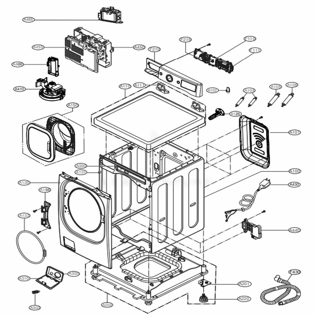 LG Door Assembly - ADC73906109
