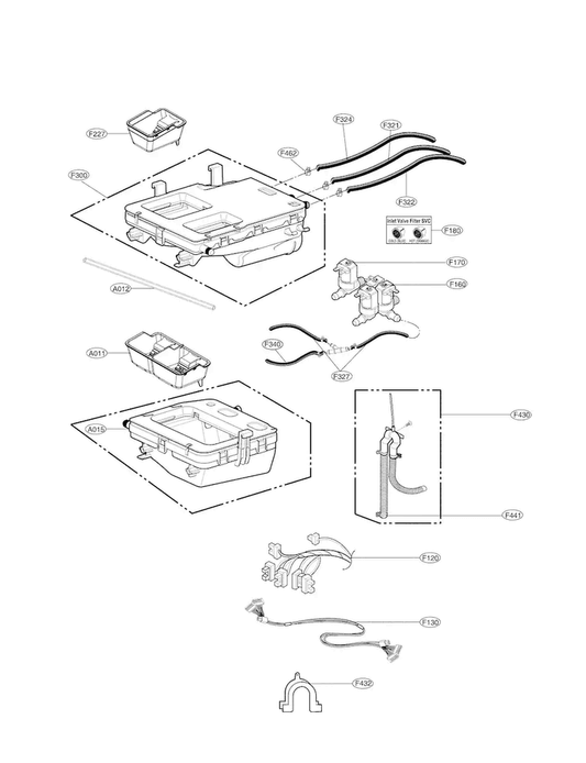 LG Connector Hose - MEJ61841821