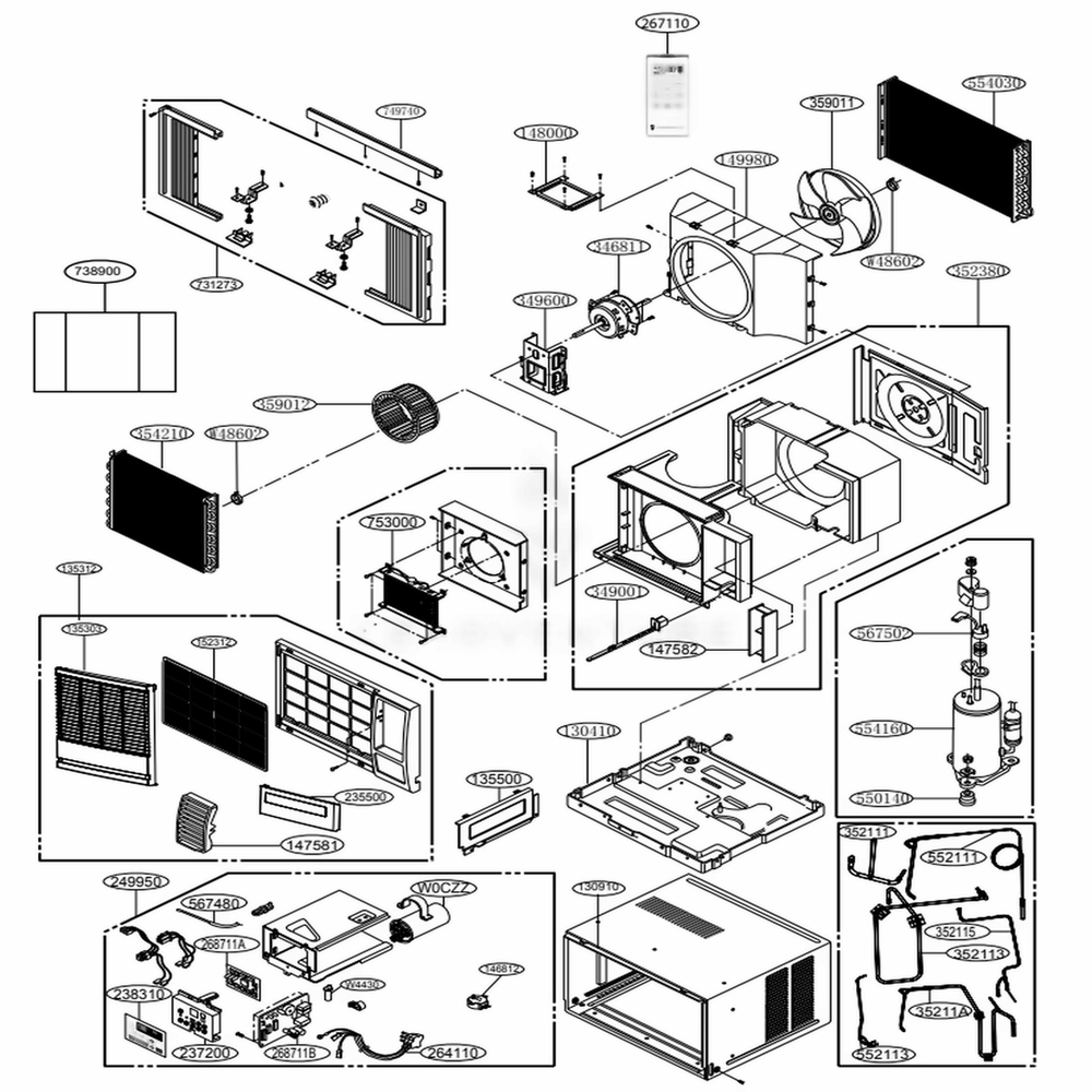 LG Display Pcb Assembly - EBR89597601
