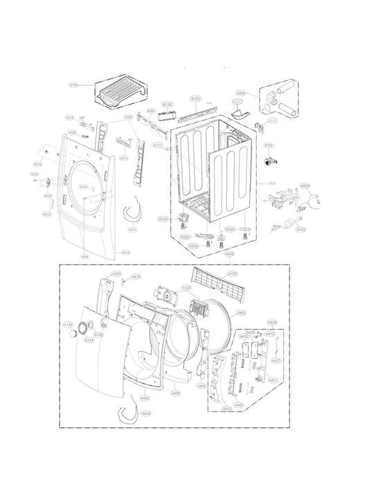 LG Door Assembly - ADC75446403