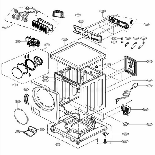 LG Panel Assembly,Control - AGL30019514