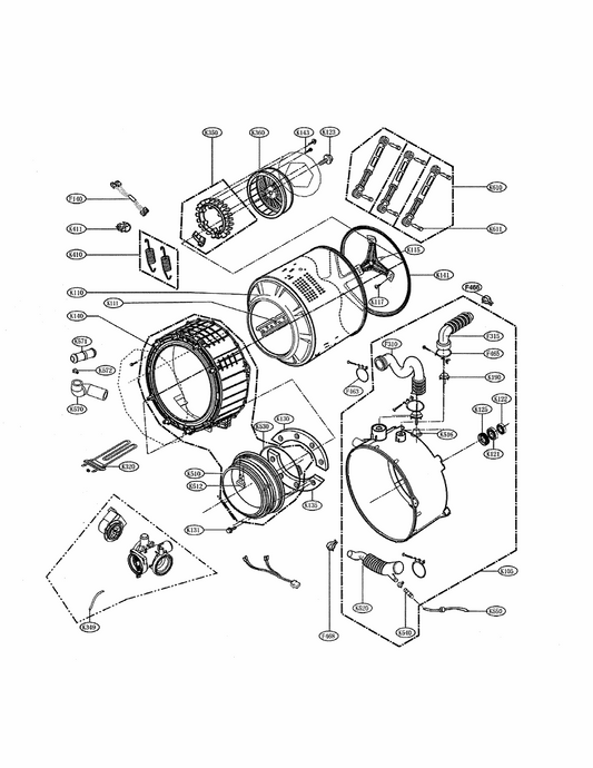LG Control Panel Assembly - AGL73958706