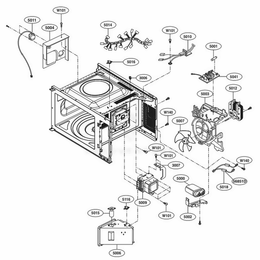 LG Power Cord Assembly - EAD62027808
