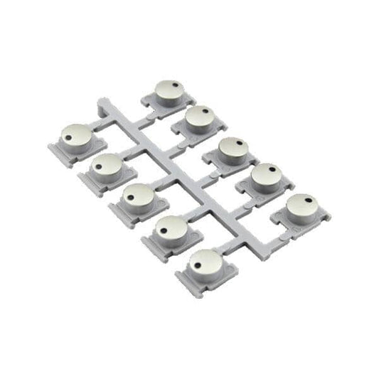 Bosch 00 Dishwasher Control Panel Button Set (Silver) - 649313