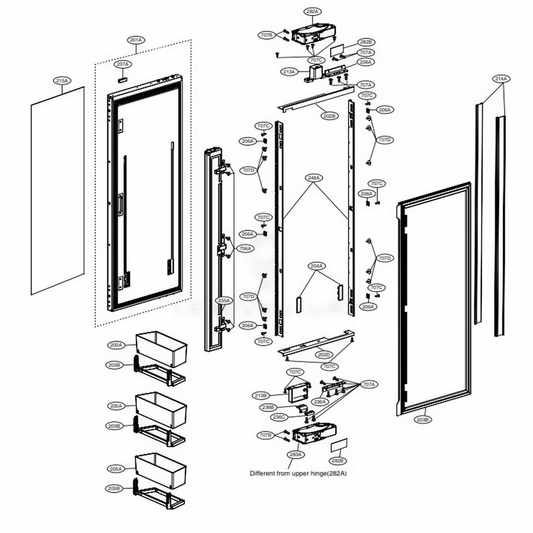 LG Front Plate Assembly - AGU76208801