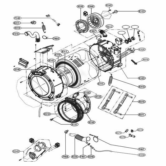 LG Parts Assembly - AGM75471405