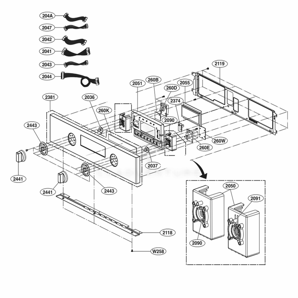 LG Sub Pcb Assembly - EBR82864501