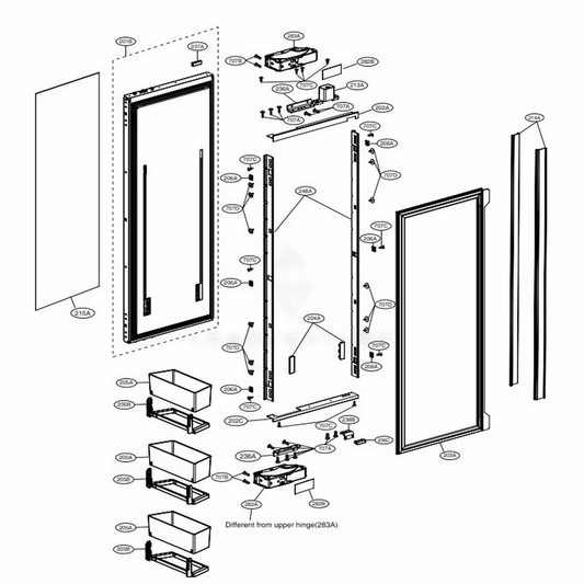 LG Decor Refrigerator Cap - MBL67499901