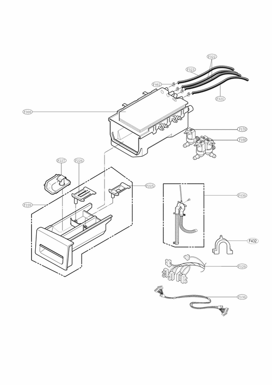 LG Drawer Panel Assembly - AGL74074304