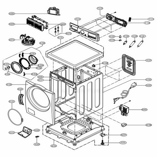 LG Doorinner Frame - MDQ65578201
