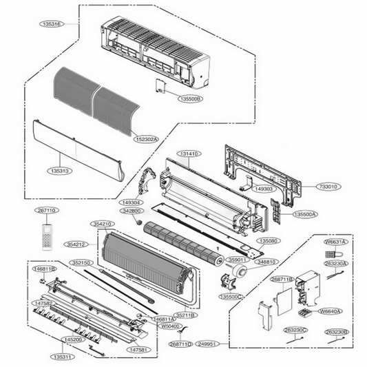 LG Evaporator Holder - MEG56983006