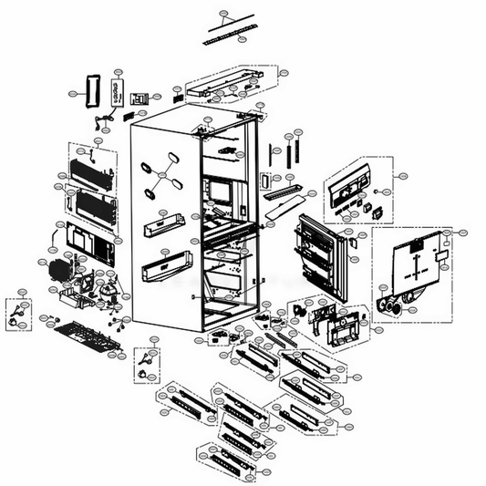 LG Refrigerator Dc Motor Assembly - EAU63503708
