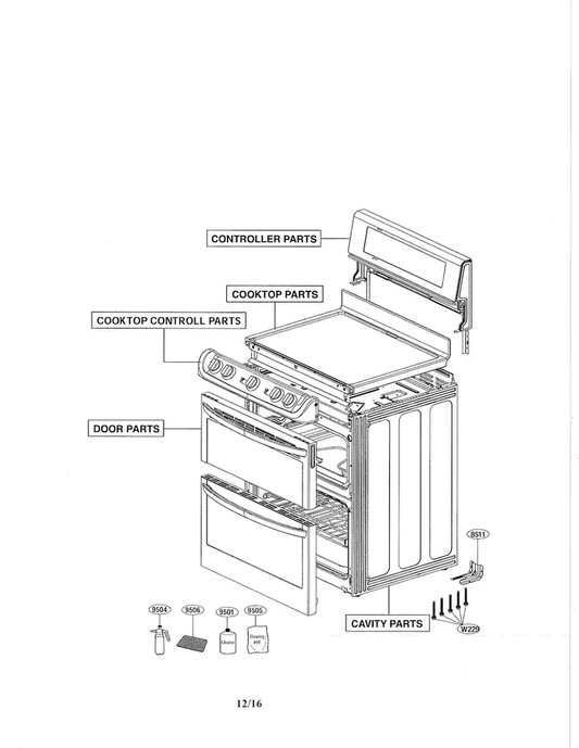LG Reflector - MGW63348601