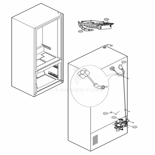 LG Water Valve Assembly - AJU72911119