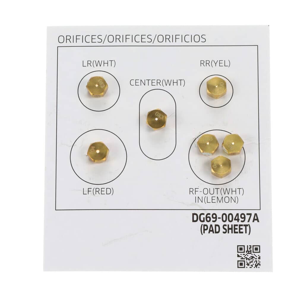 Samsung Assembly Nozzle Kit - DG96-00822A