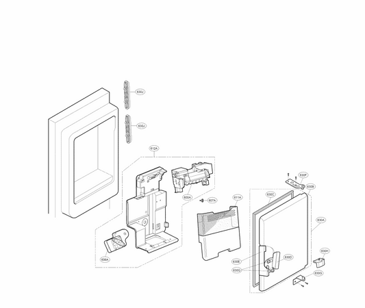 LG Lever Cover - MCK67584401