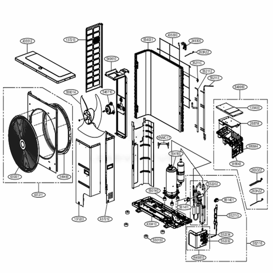 LG Korea Compressor Set - TBZ36114801