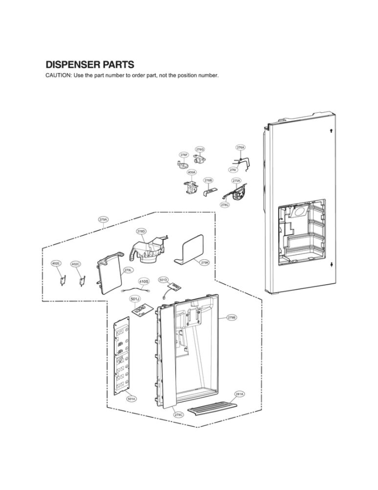 LG Hinge Cover - MCK69255802