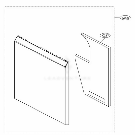 LG Front Cover Assembly - ACQ88048302