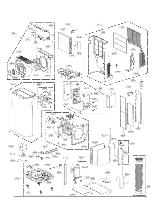 LG Television Stand Single Base - MAM64584701