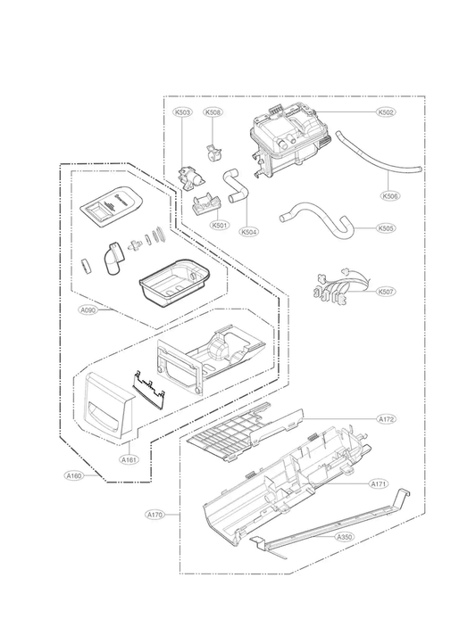 LG Drawer Panel Assembly - AGL73852606