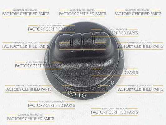 Whirlpool Cooktop Burner Knob (Black) - WP31760601B