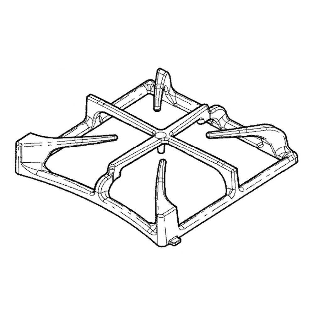 GE Range/Stove/Oven Burner Grate - WB31T10091