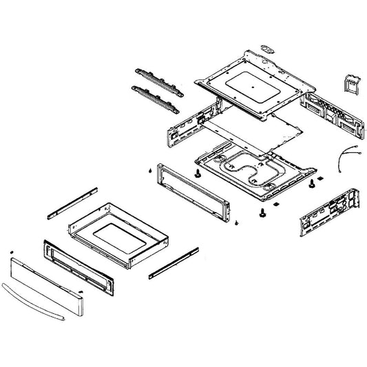 Samsung Main Drawer Assembly - DG90-00154G