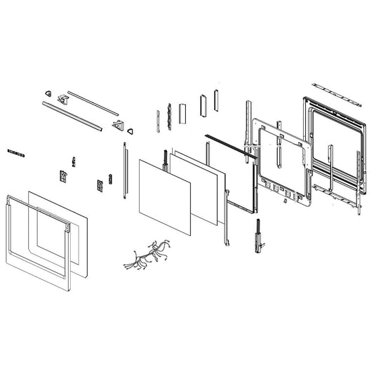 Samsung Assembly Door Double - DG94-01650A