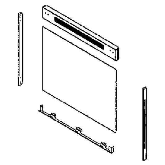 Samsung Range Oven Door Assembly - DG94-01692A