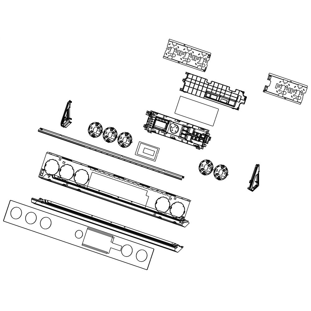 Samsung Control Panel Sub Assembly - DG94-03551B
