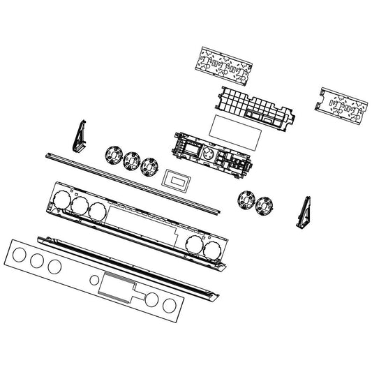 Samsung Control Panel Sub Assembly - DG94-03551B