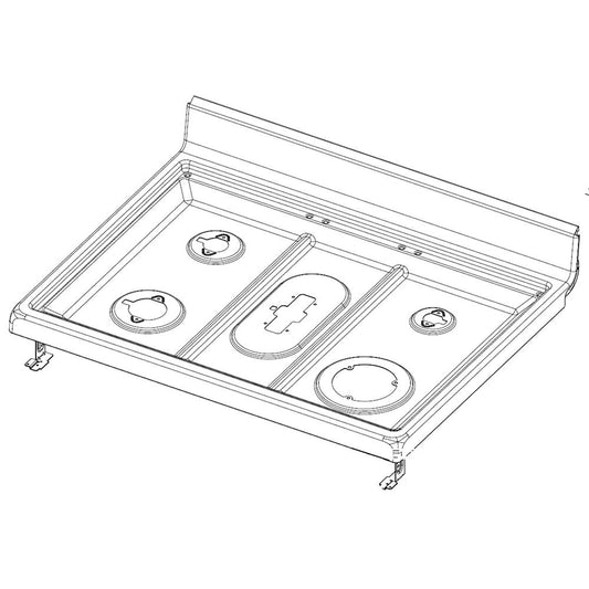 Samsung Assembly Cooktop Frame Module - DG94-04117A