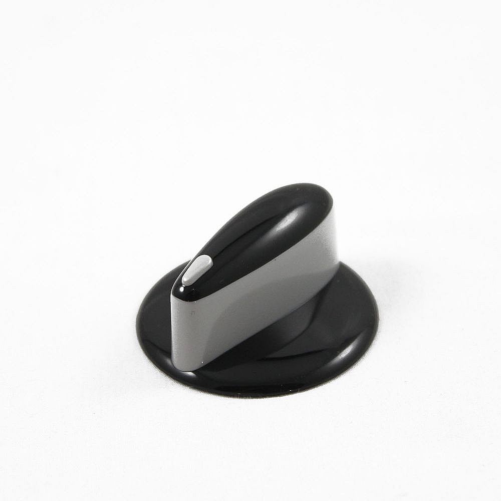 Whirlpool Range Surface Burner Knob (Black And Chrome) - WP74008945