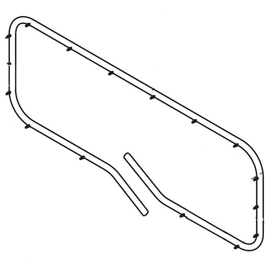 Electrolux Range Oven Door Seal, Upper - 318053152
