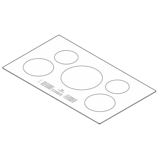 Electrolux Main Top Assembly, Glass/Steel - 5304514391