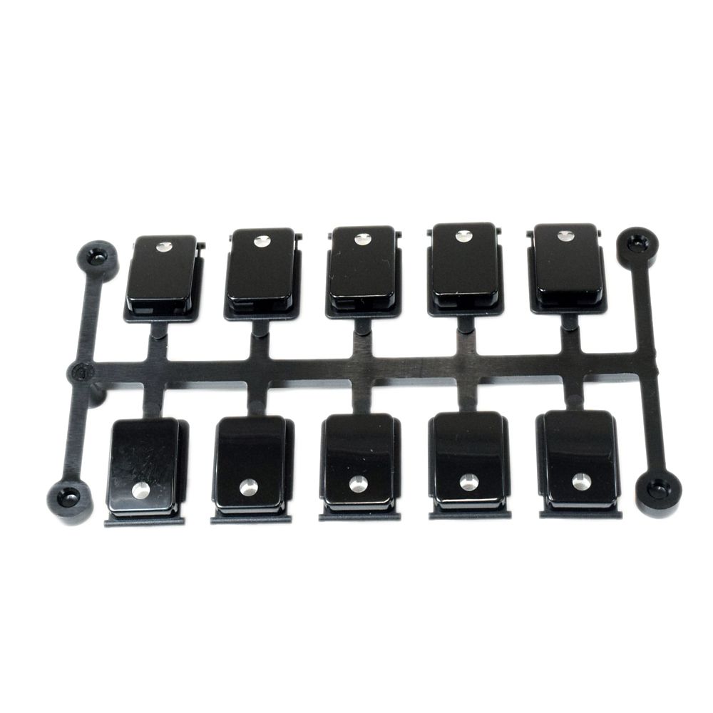 Bosch 00 Dishwasher Control Panel Button Set (Black) - 617874