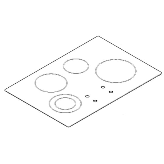 Bosch 00 Cooktop Main Top - 682593