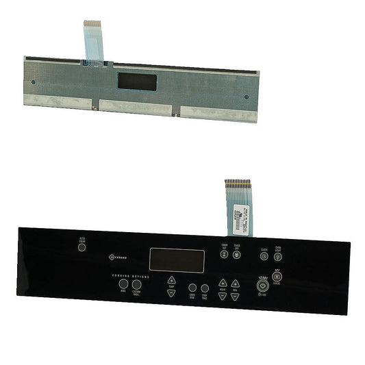 Whirlpool Wall Oven Membrane Switch (Black) - WP8304269