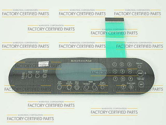 Whirlpool Range Membrane Switch (Black) - WP9762097