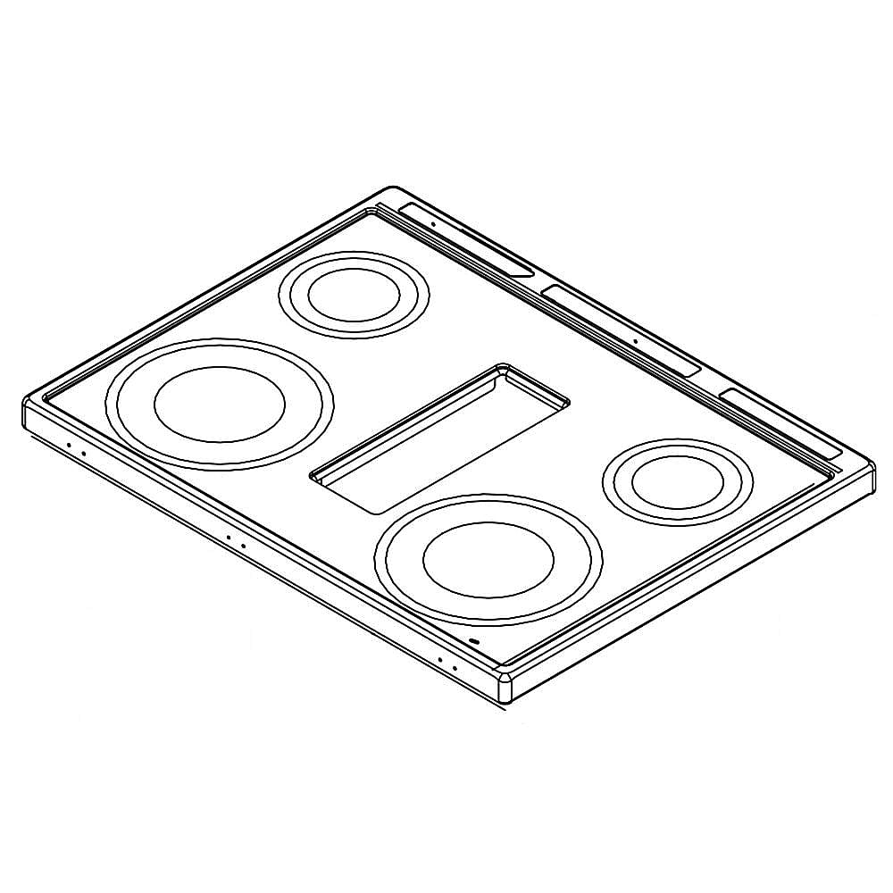 Whirlpool Range Main Top - W10813359