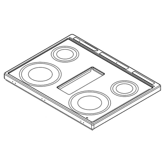Whirlpool Range Main Top - W10813359