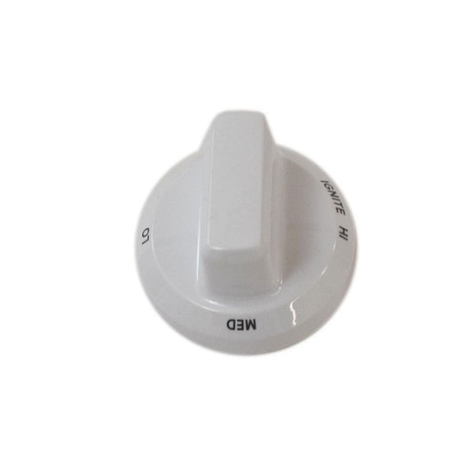 Whirlpool Range Surface Burner Knob (White) - W10844794