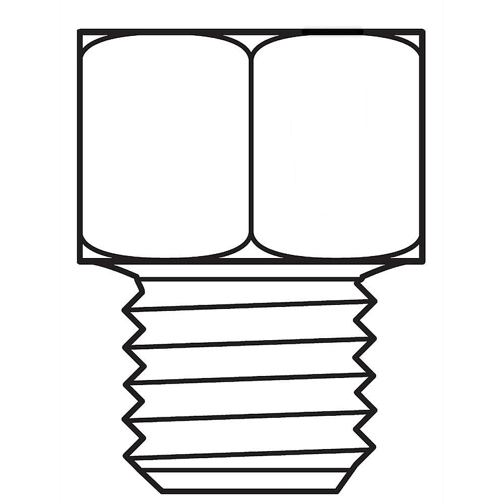 Whirlpool Range Surface Burner Orifice, Left Rear - W10849719