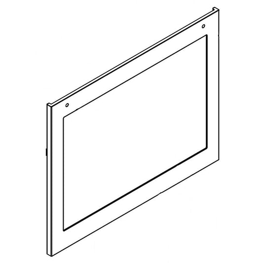 Whirlpool Range Oven Door Outer Panel (Stainless) - W11047015